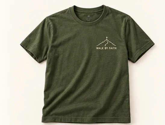 Cotton T-Shirt von WALK BY FAITH als einzelner Geschenkartikel